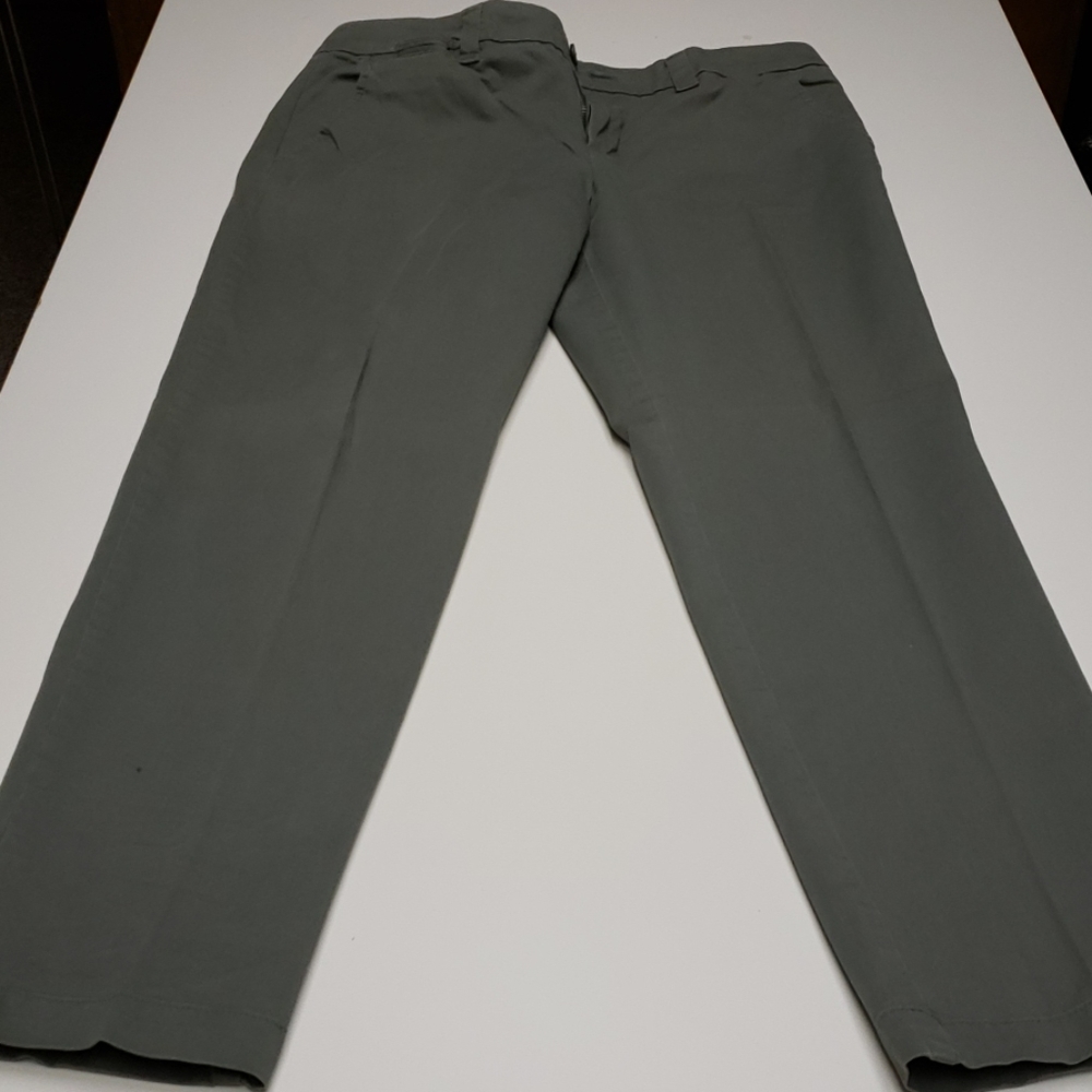 GAP Olive Green Straight Leg Pants